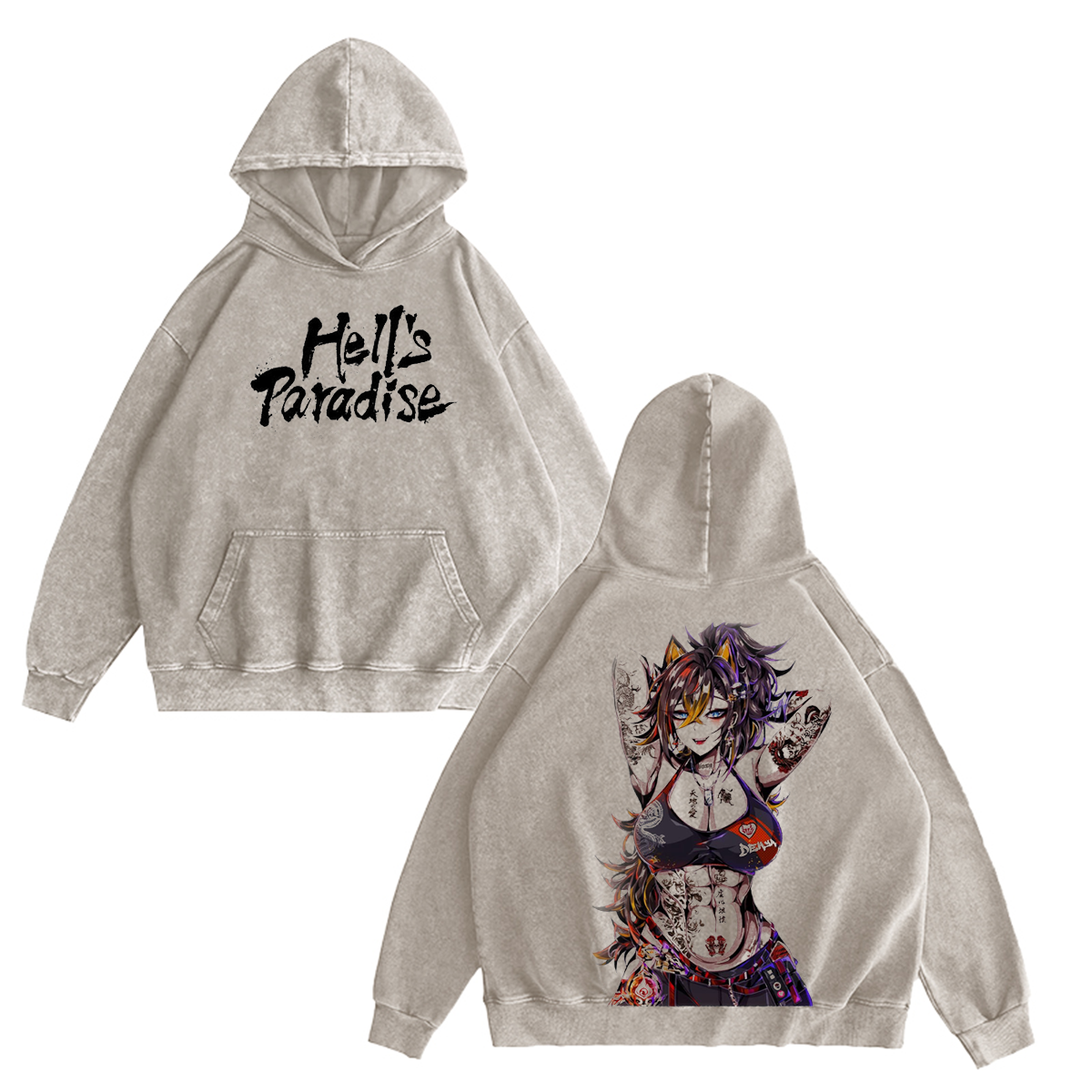 Genshin Vintage Washed T-shirt/Crewneck/Hoodie