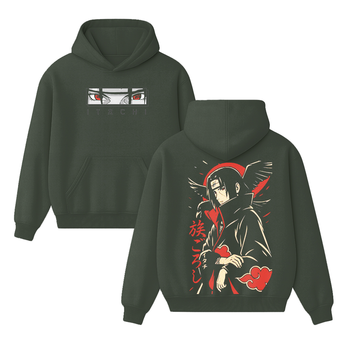 Itachi Uchiha-Naruto Vintage Hoodie