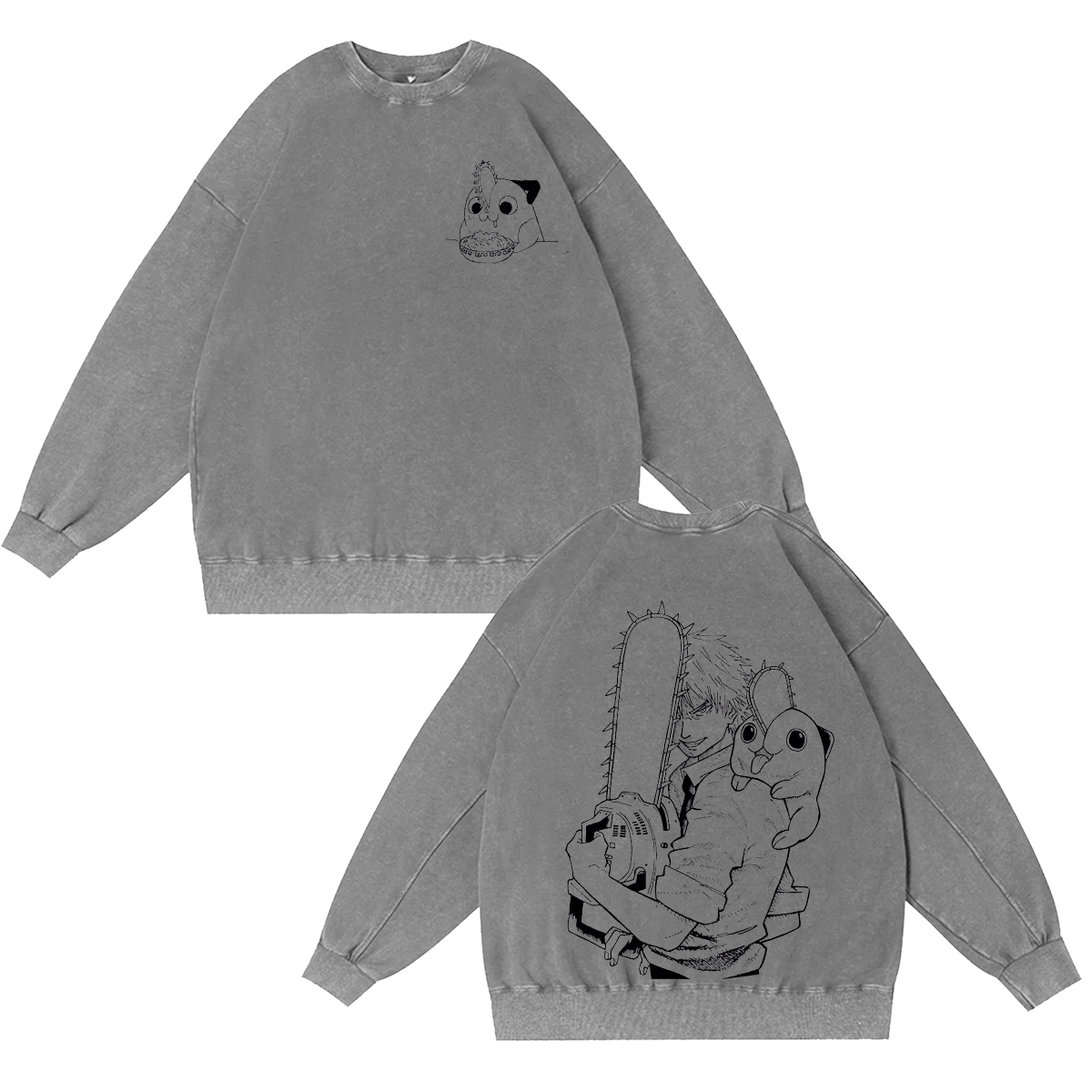 Chainsaw Man Vintage Washed T-shirt/Crewneck/Hoodie