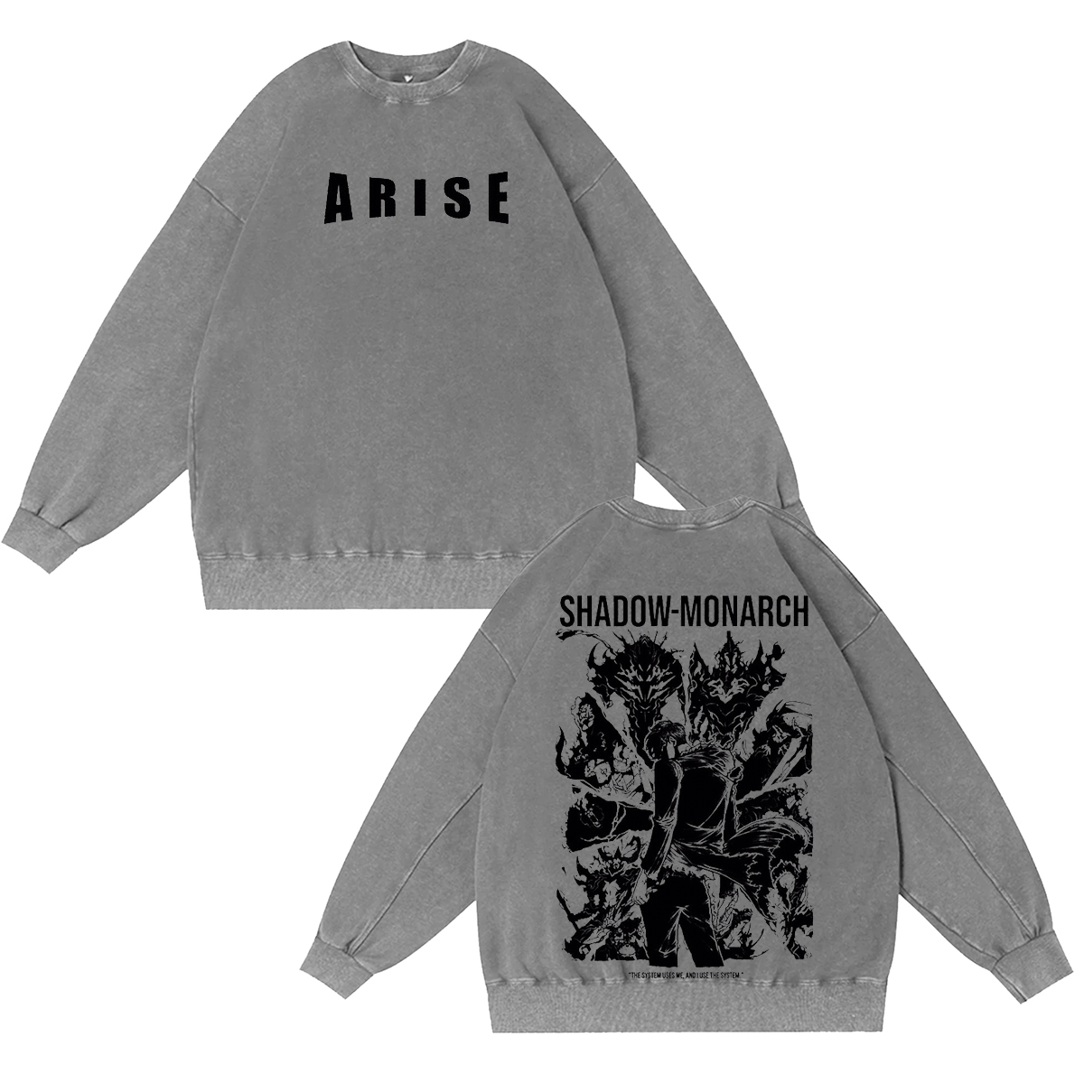 Solo Leveling Vintage Washed T-shirt/Crewneck/Hoodie