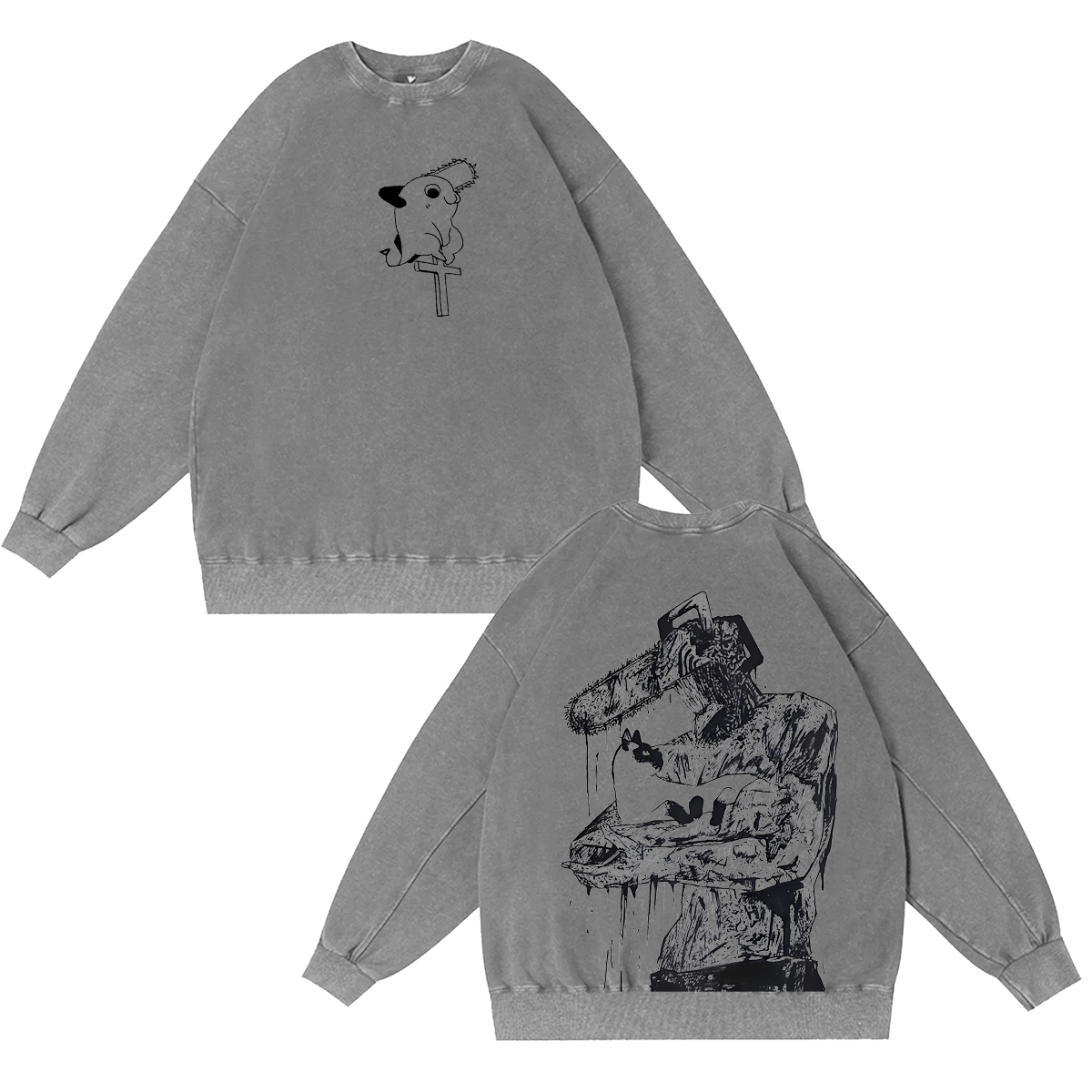 Chainsaw ManVintage Washed T-shirt/Crewneck/Hoodie