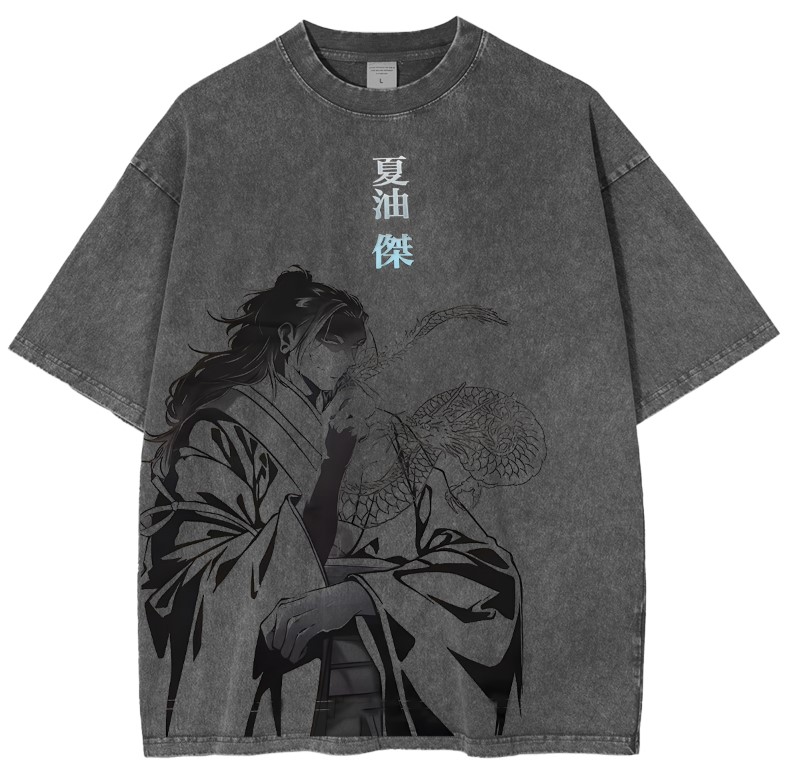 Anime Jujutsu Kaisen Washed Unisex T-Shirt