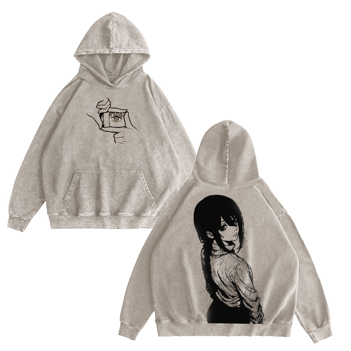 Chainsaw Man Vintage Washed T-shirt/Crewneck/Hoodie