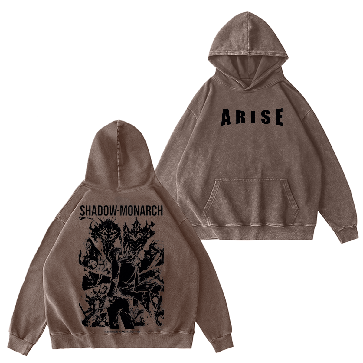 Solo Leveling Vintage Washed T-shirt/Crewneck/Hoodie