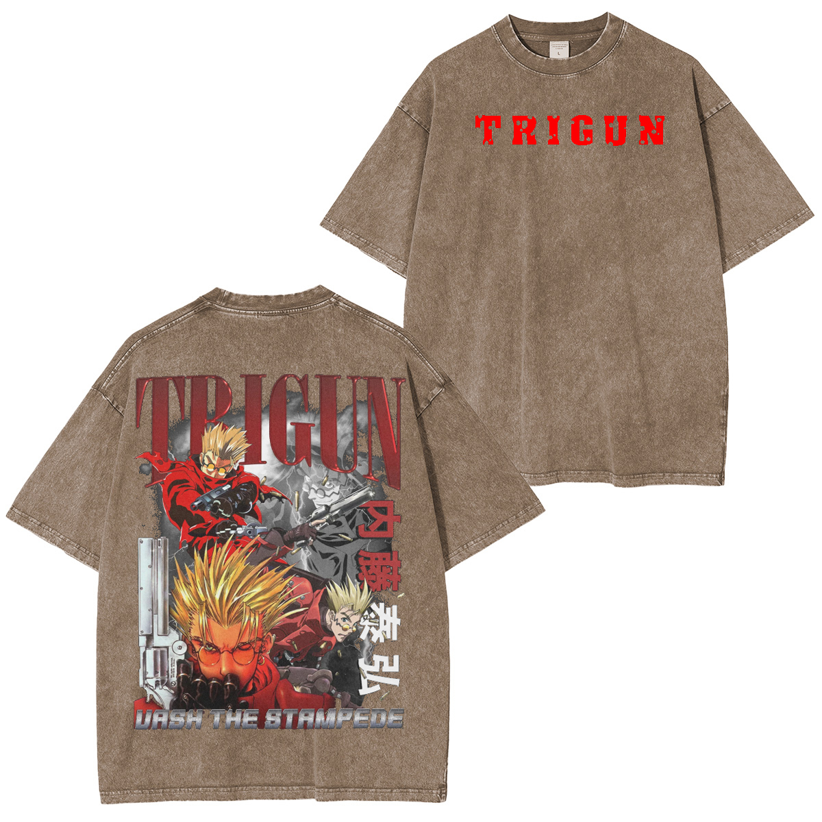 Trigun Vintage Washed T-shirt/Crewneck/Hoodie