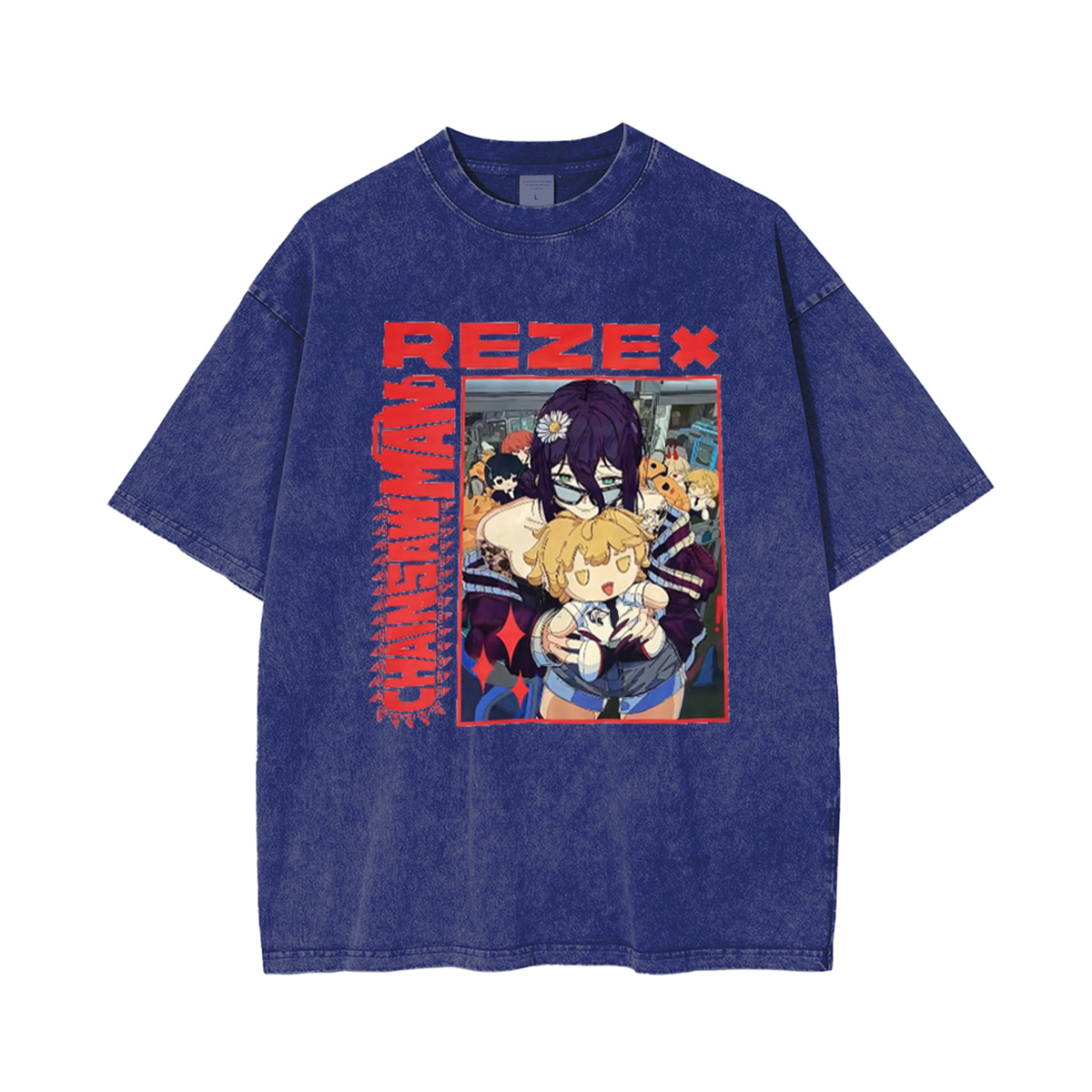 Chainsaw Man Vintage Washed T-shirt/Crewneck/Hoodie