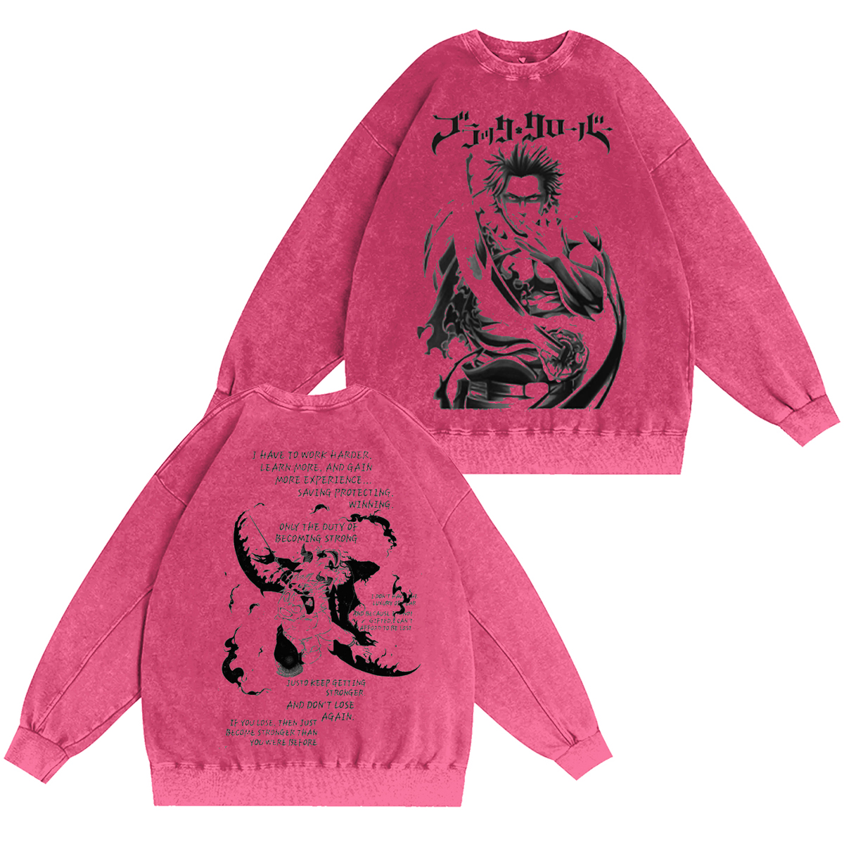 Black Clover  Washed T-shirt/Crewneck/Hoodie