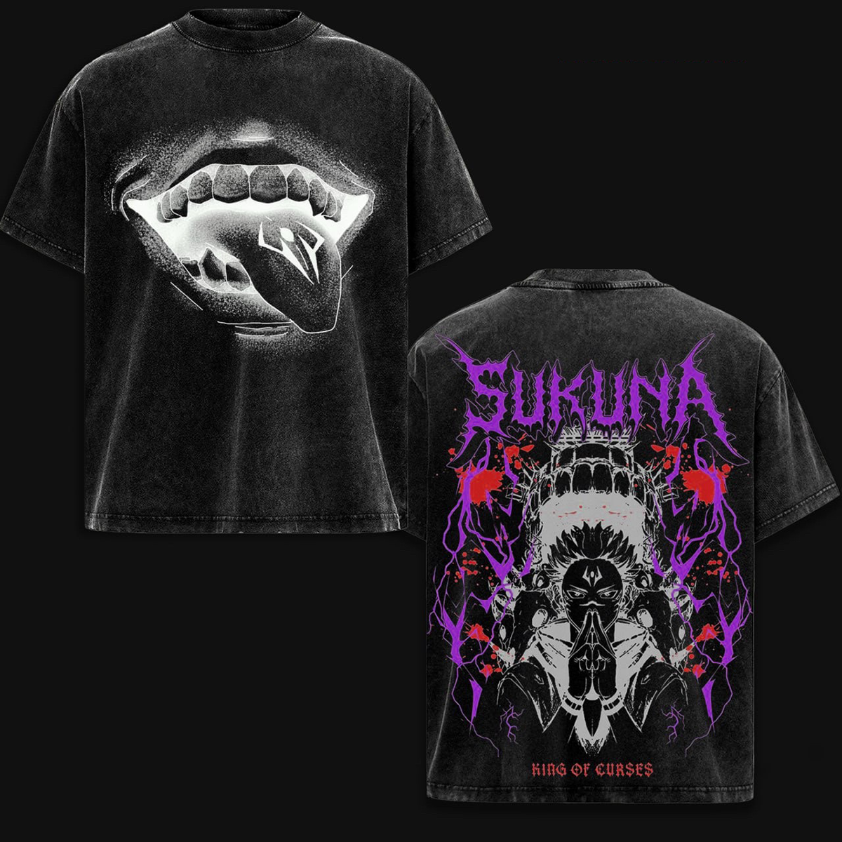 Sukuna Washed T-shirt/Crewneck/Hoodie