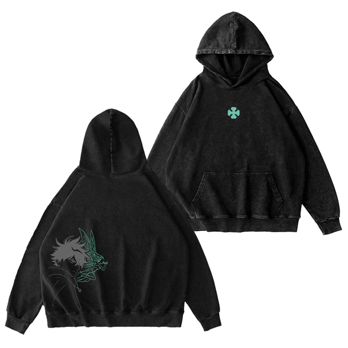 YUno e Bell Vintage washed T-shirt/Crewneck/Hoodie