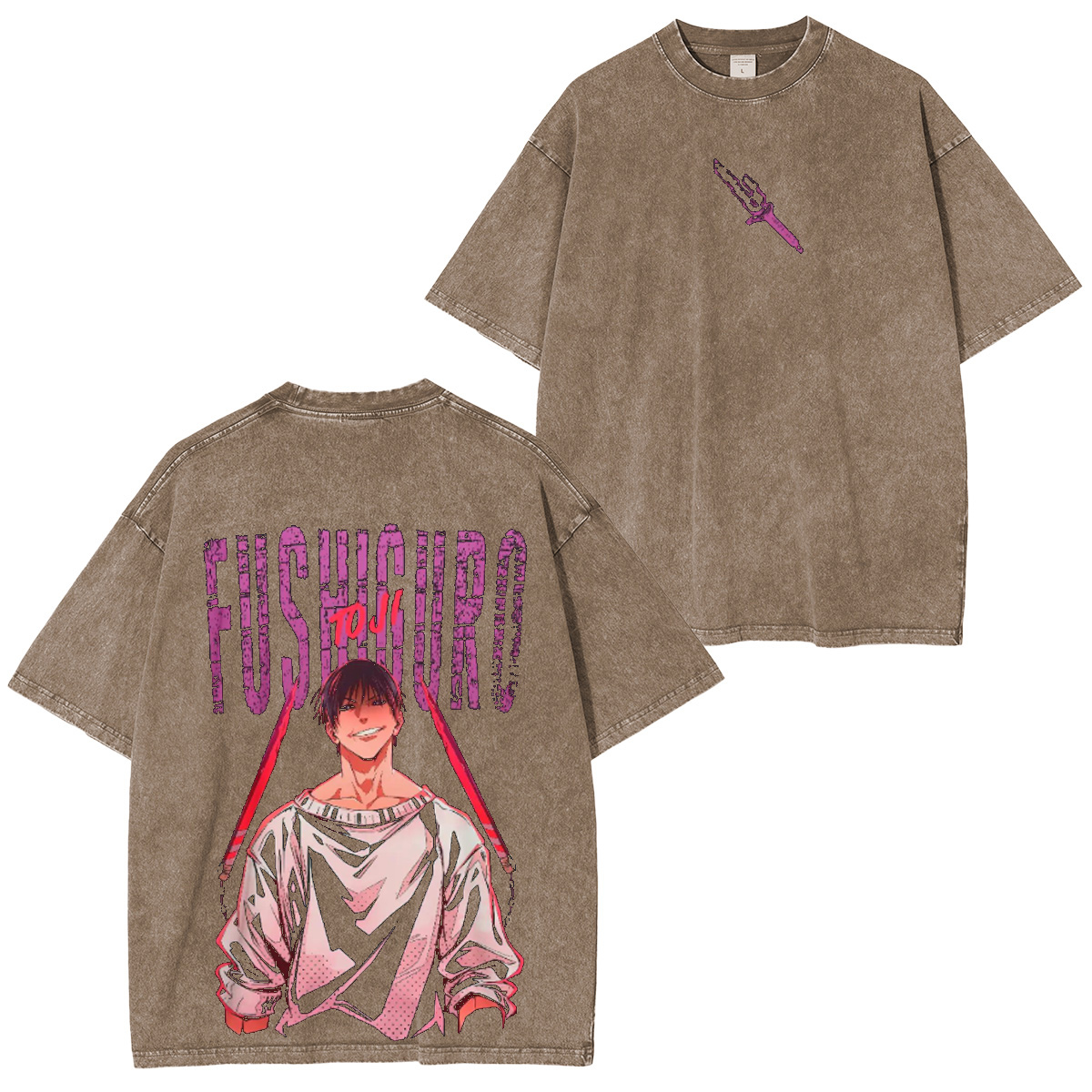 Toji Fushiguro Jujutsu Kaisen Vintage Washed T-shirt/Crewneck/Hoodie