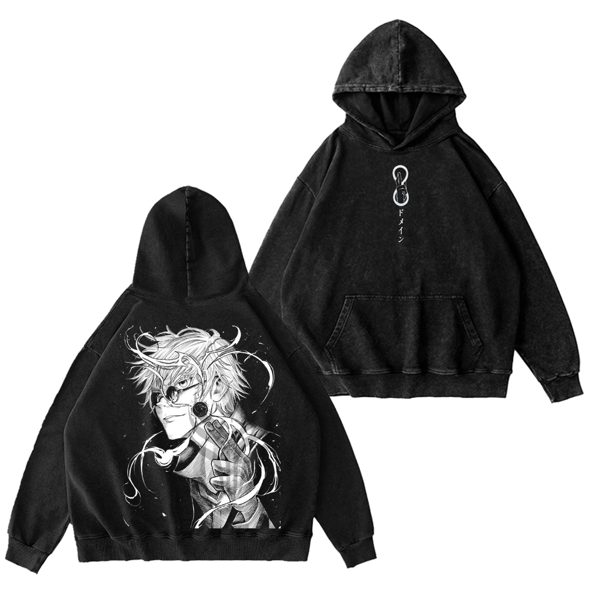 Jujutsu Kaisen Vintage Washed T-shirt/Crewneck/Hoodie