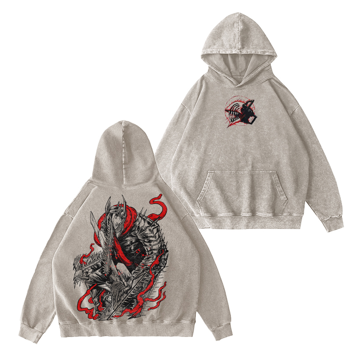 Chainsaw Man Devil Vintage Washed T-shirt/Crewneck/Hoodie