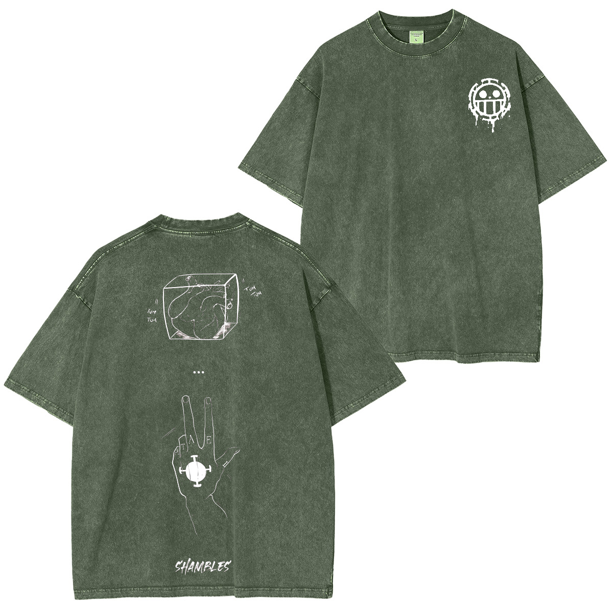 One Piece Vintage Washed T-shirt/Crewneck/Hoodie