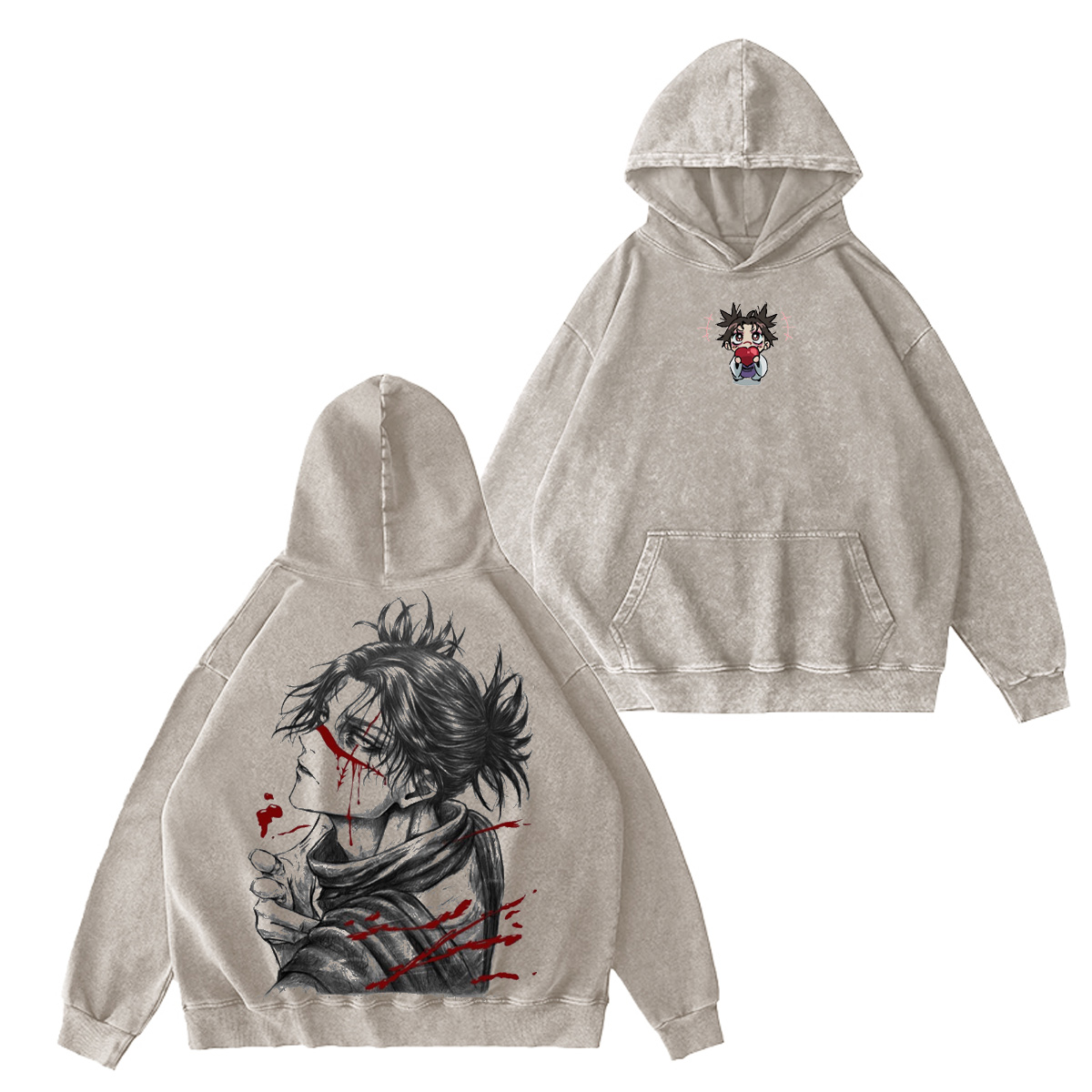 Kenjaku Jujutsu Kaisen Vintage Washed T-shirt/Crewneck/Hoodie
