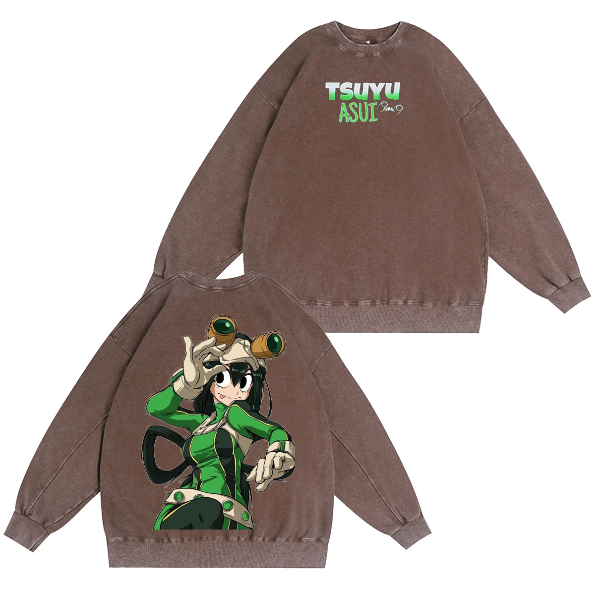 Tsuyu Asui My Hero Academia Vintage Washed T-shirt/Crewneck/Hoodie