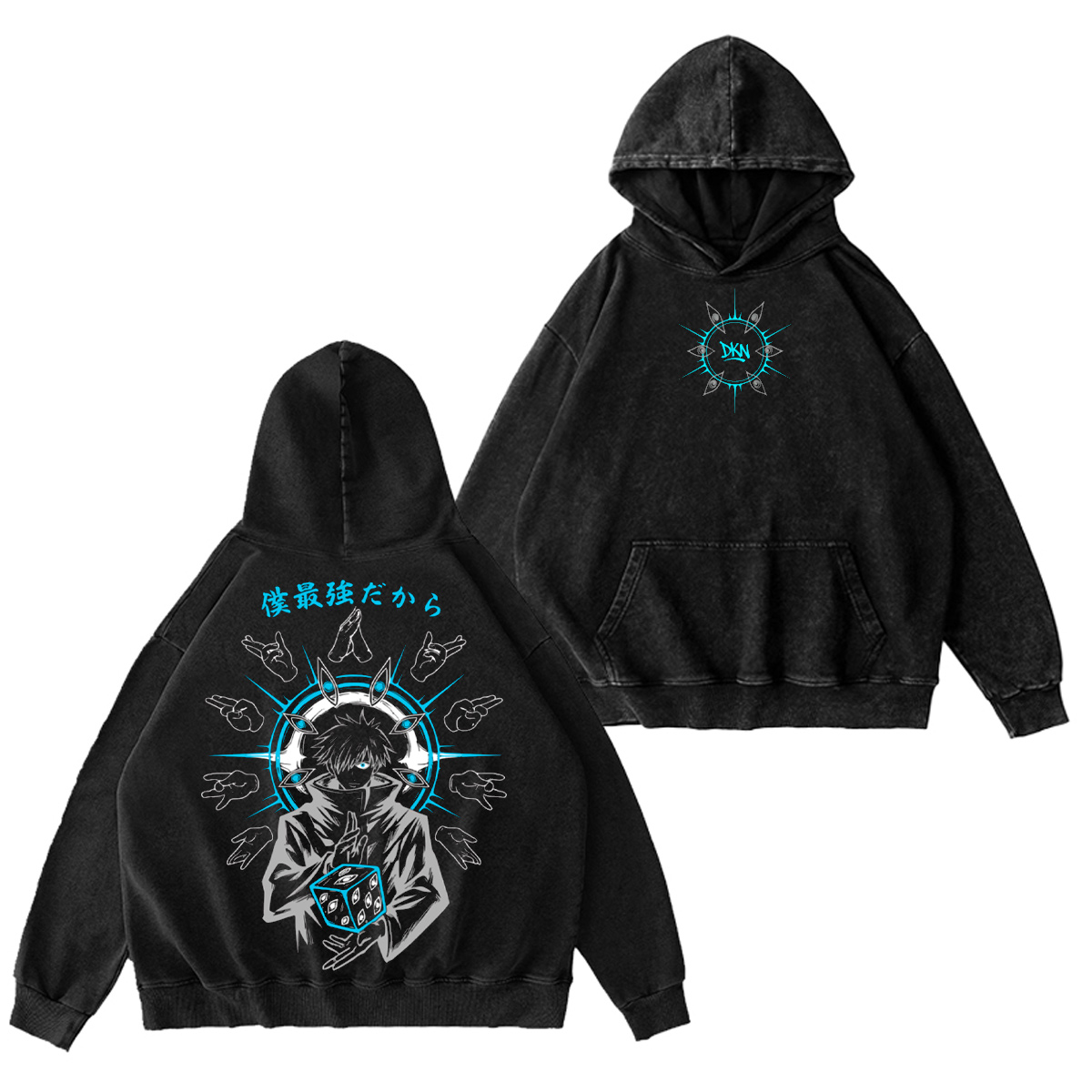 Jujutsu Kaisen Vintage Washed T-shirt/Crewneck/Hoodie