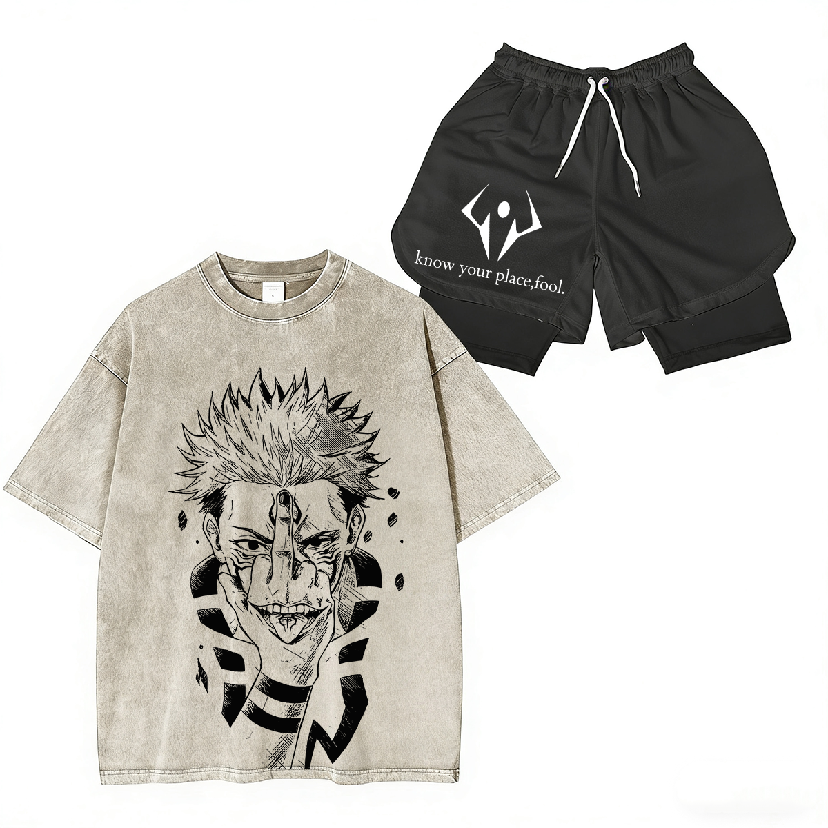 Jujutsu Kaisen :Ryomen Sukuna Vintage  Set Suit