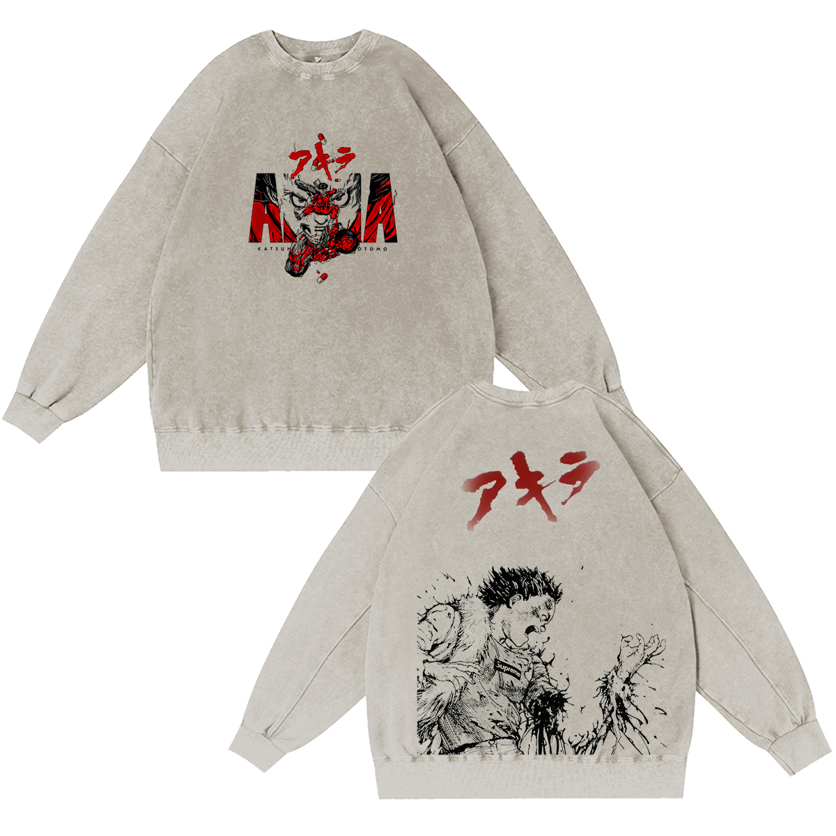 Akira Vintage Washed T-shirt/Crewneck/Hoodie