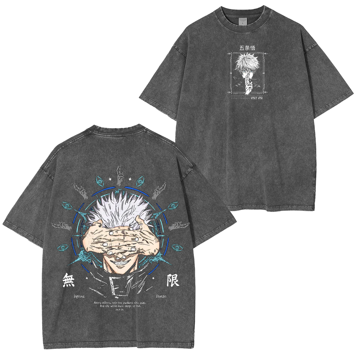 Jujutsu Kaisen Vintage Washed T-shirt/Crewneck/Hoodie