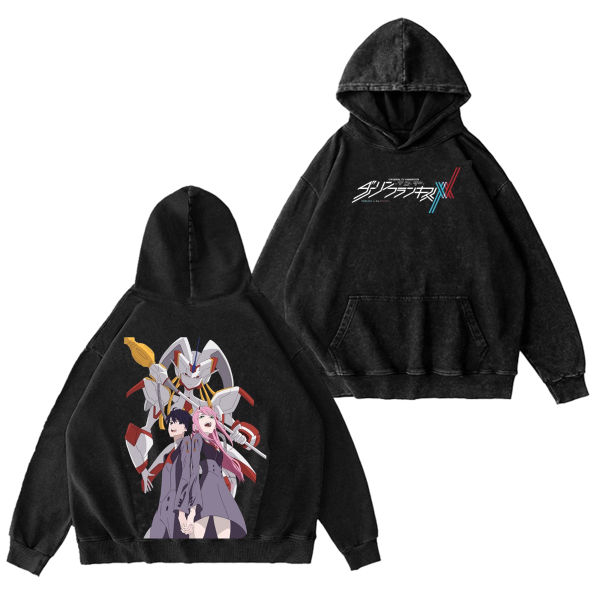 DARLING in the FRANXX Washed T-shirt/Crewneck/Hoodie