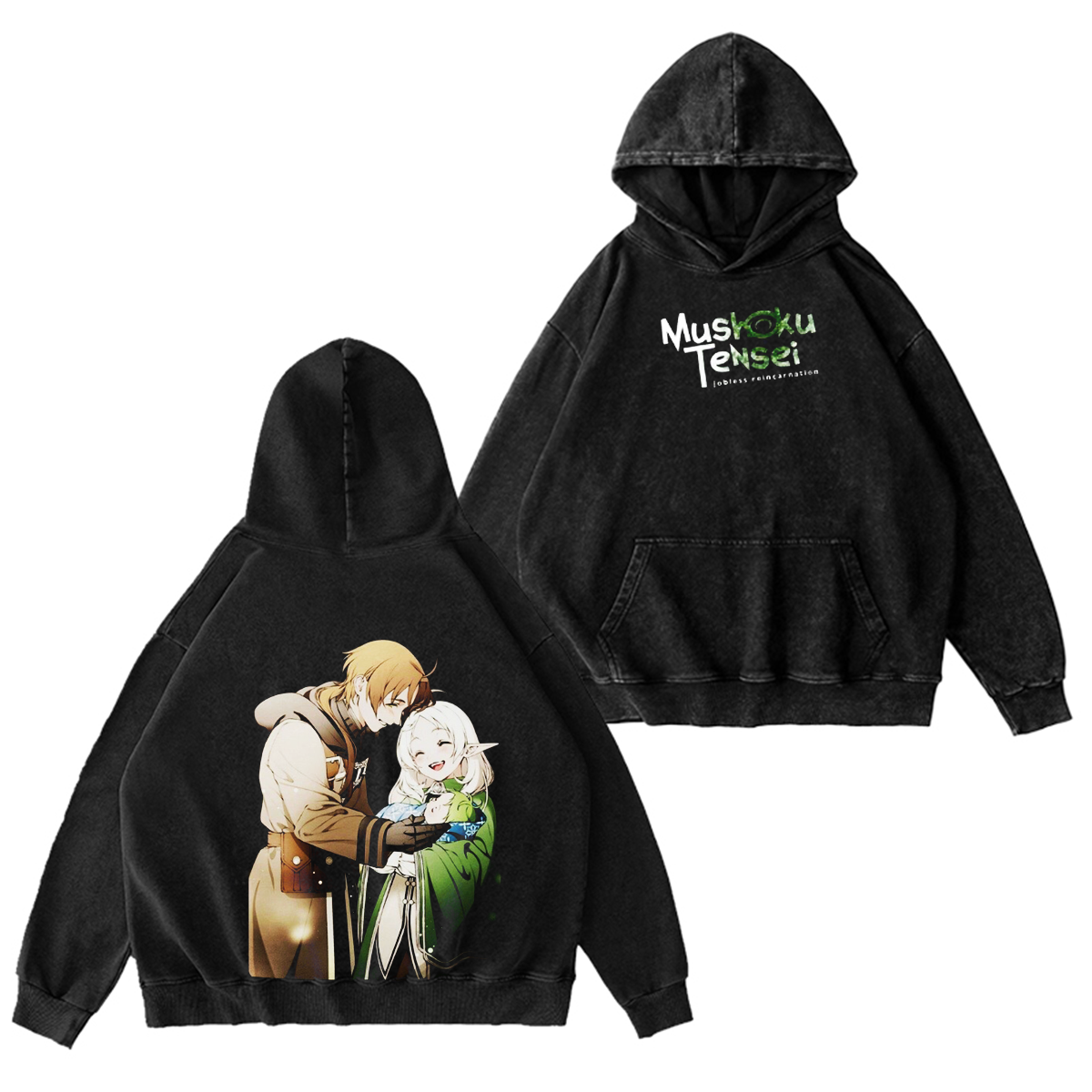 Mushoku Tensei: Jobless Reincarnation Washed T-shirt/Crewneck/Hoodie