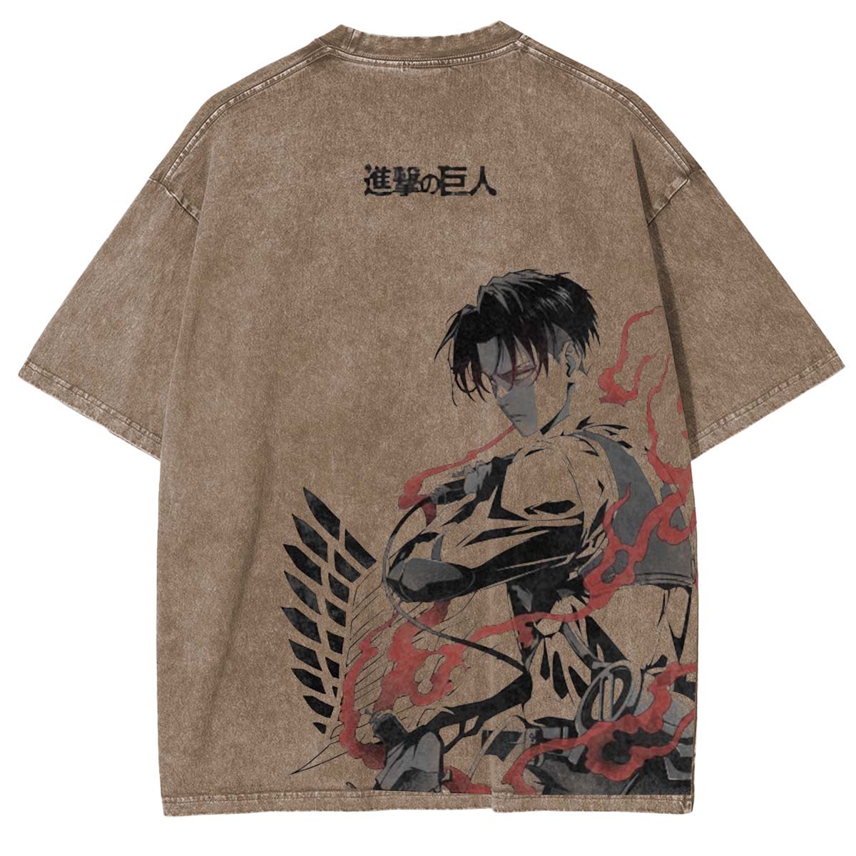 Levi Ackerman Vintage Washed Unisex T-Shirt