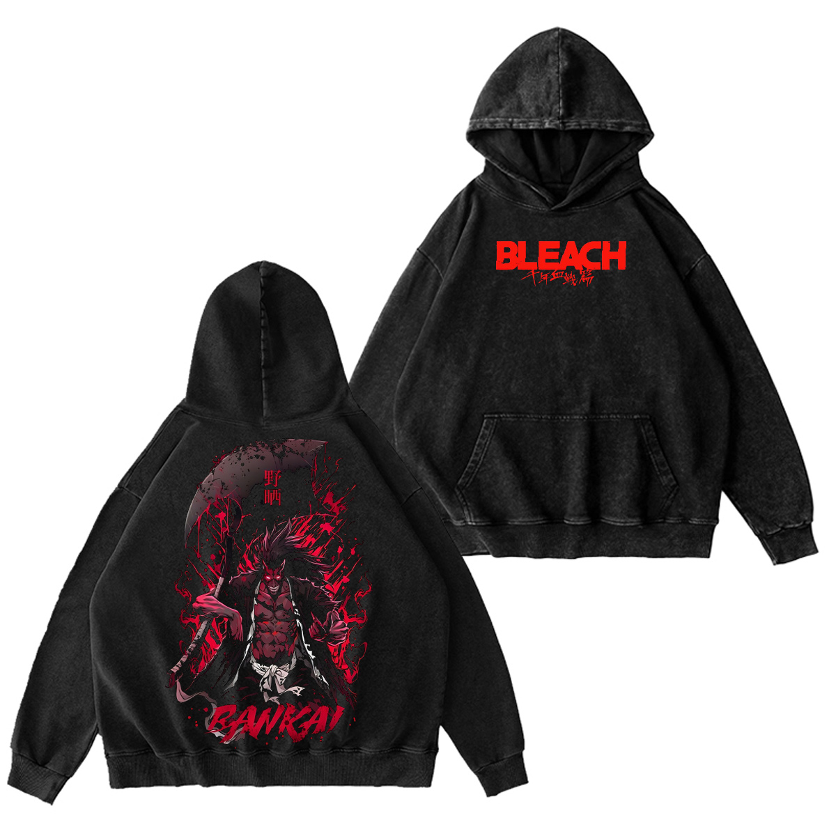 BLEACH Washed T-shirt/Crewneck/Hoodie