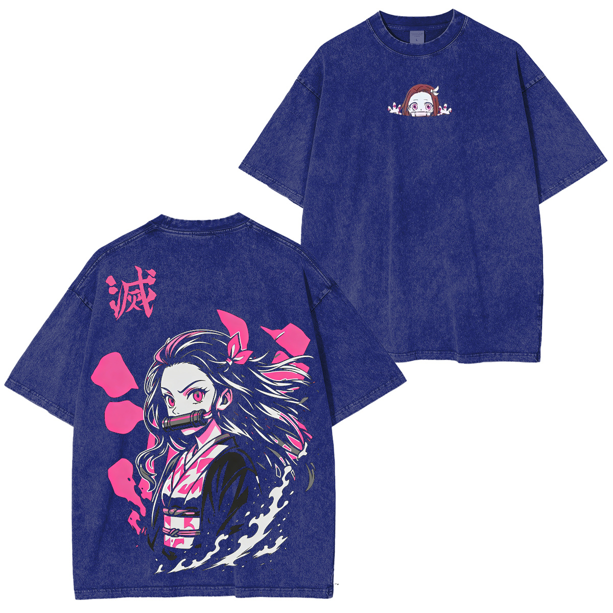 Kamado Nezuko Demon Slayer Washed T-shirt/Crewneck/Hoodie