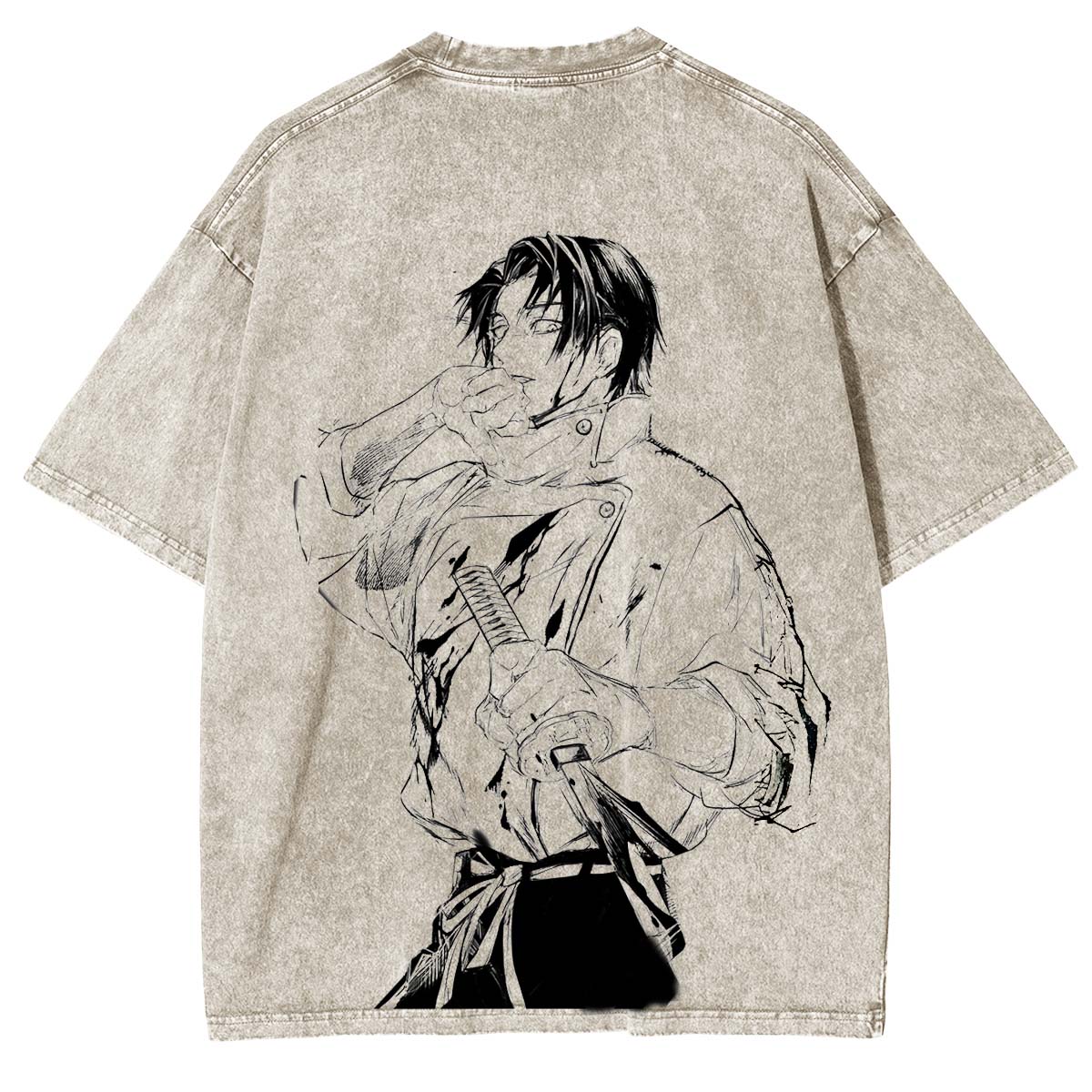Jujutsu Kaisen Yuta Okkotsu Vintage Washed Unisex T-Shirt