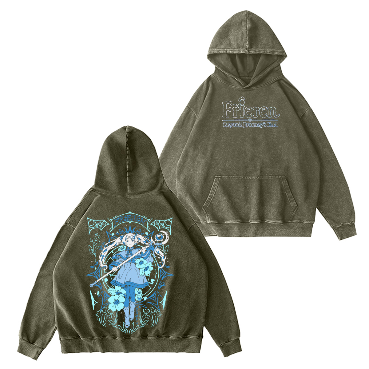 Frieren: Beyond Journey's End Washed T-shirt/Crewneck/Hoodie