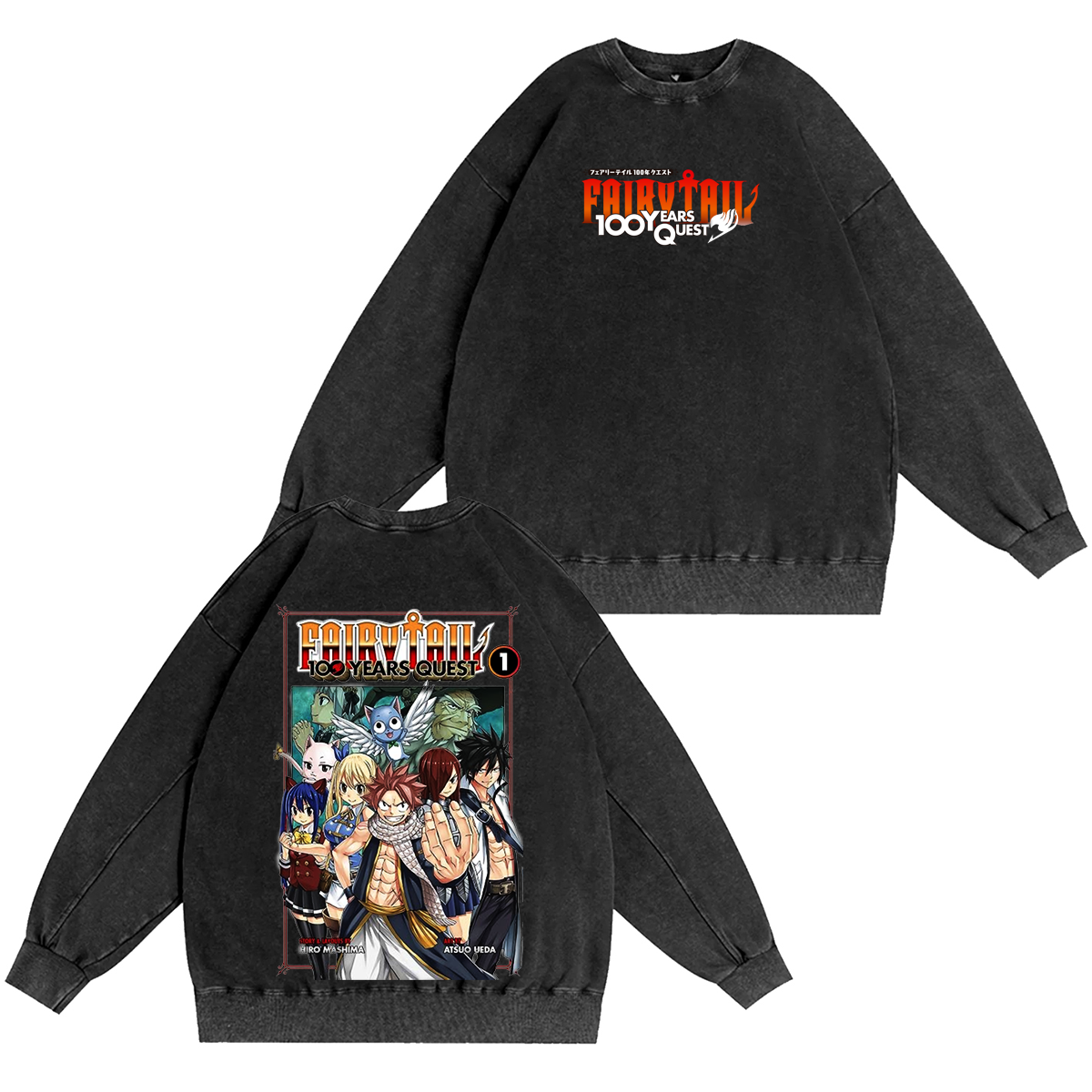 Fairy Tail: 100 Years Quest Unisex Washed T-shirt/Crewneck/Hoodie