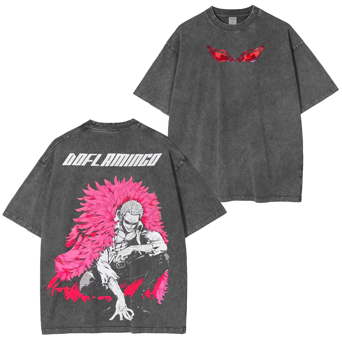 Donquixote Doflamingo One Piece Washed T-shirt/Crewneck/Hoodie
