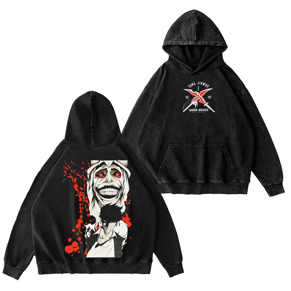 Solo Leveling Washed T-shirt/Crewneck/Hoodie
