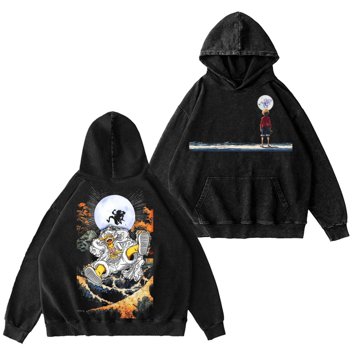 One Piece Washed T-shirt/Crewneck/Hoodie