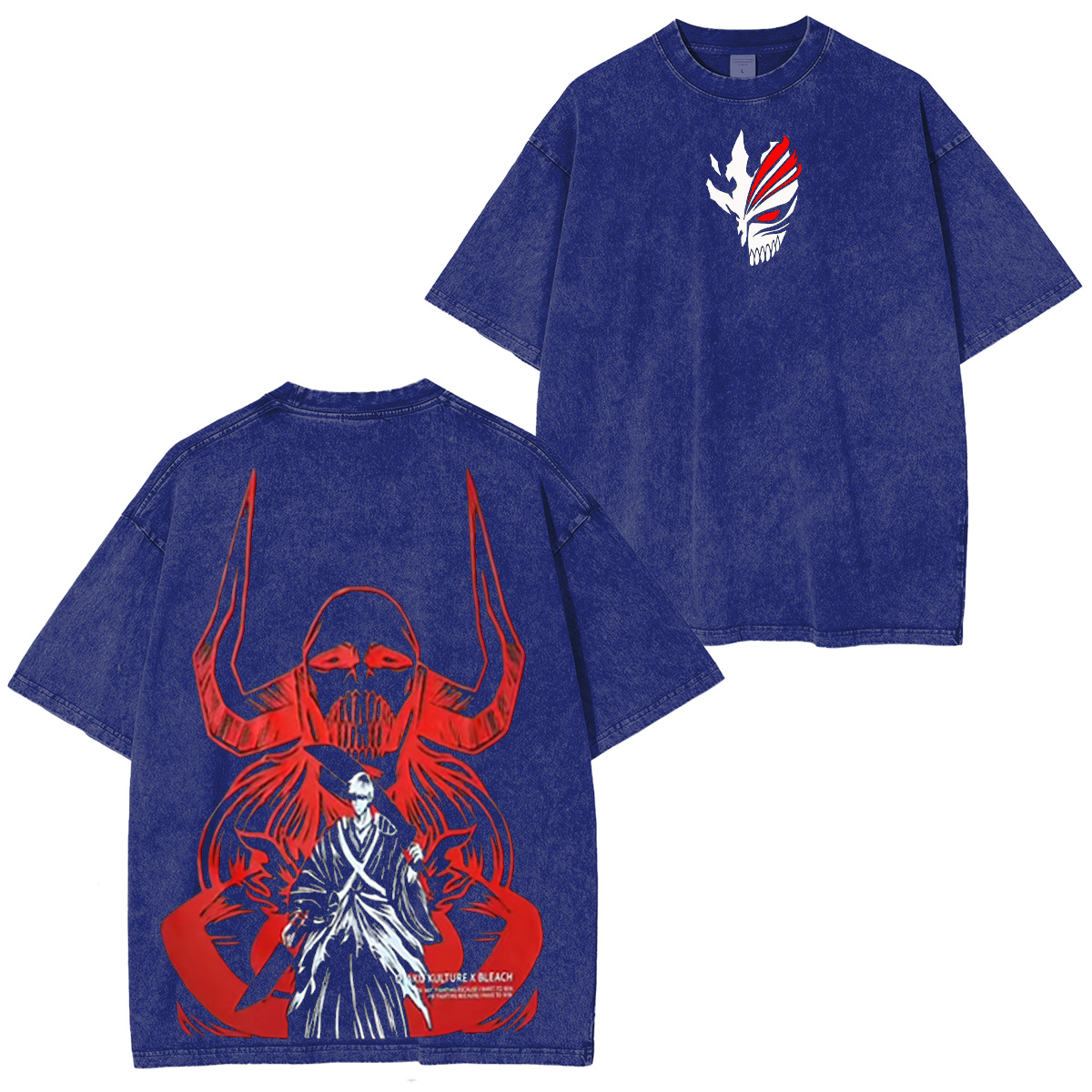 Ichigo Kurosaki Hollow Mark Bleach Washed T-shirt/Crewneck/Hoodie