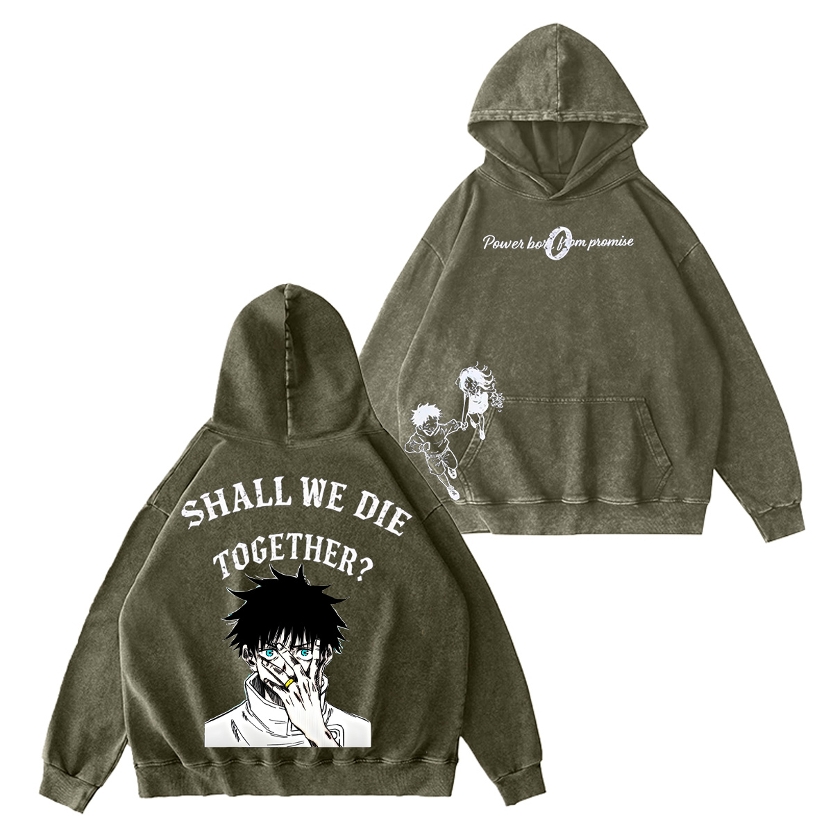 Jujutsu Kaisen Washed T-shirt/Crewneck/Hoodie