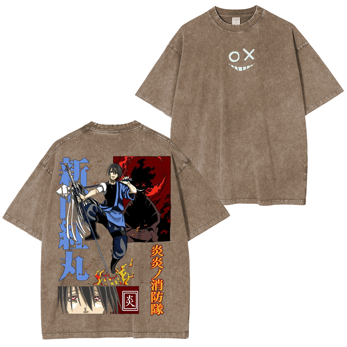Fire Force Washed T-shirt/Crewneck/Hoodie