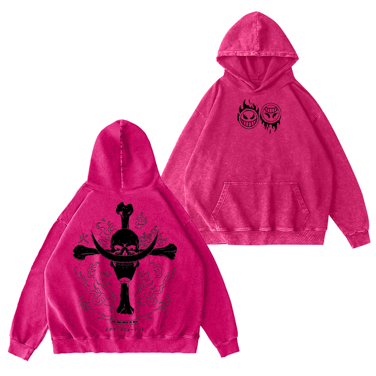 One Piece Washed T-shirt/Crewneck/Hoodie