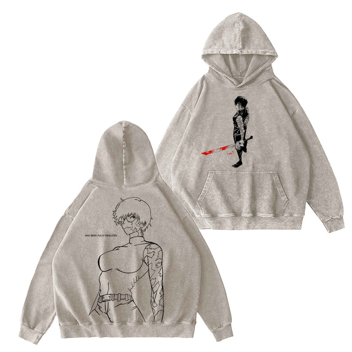 Maki Zenin Jujutsu Kaisen Washed T-shirt/Crewneck/Hoodie