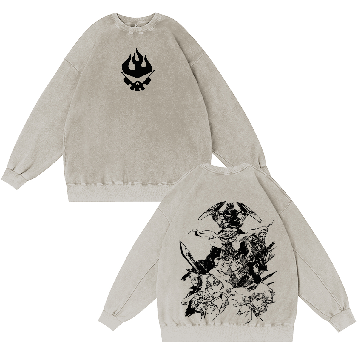 Tengen Toppa Gurren Lagann Vintage Washed T-shirt/Crewneck/Hoodie