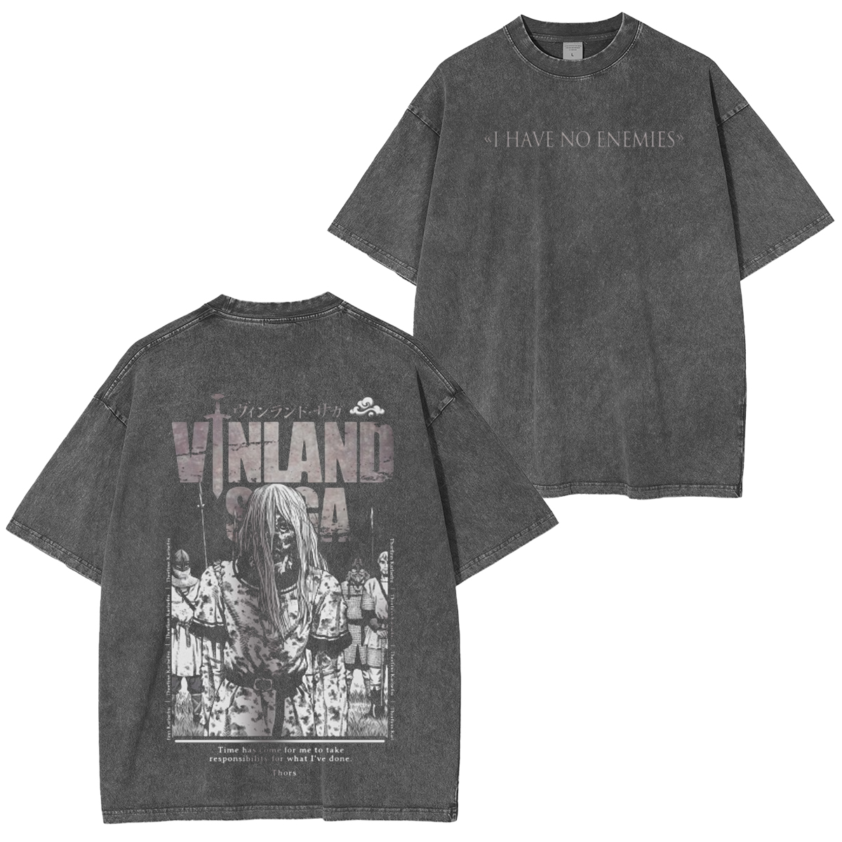 Vinland Saga Unisex Washed T-shirt/Crewneck/Hoodie