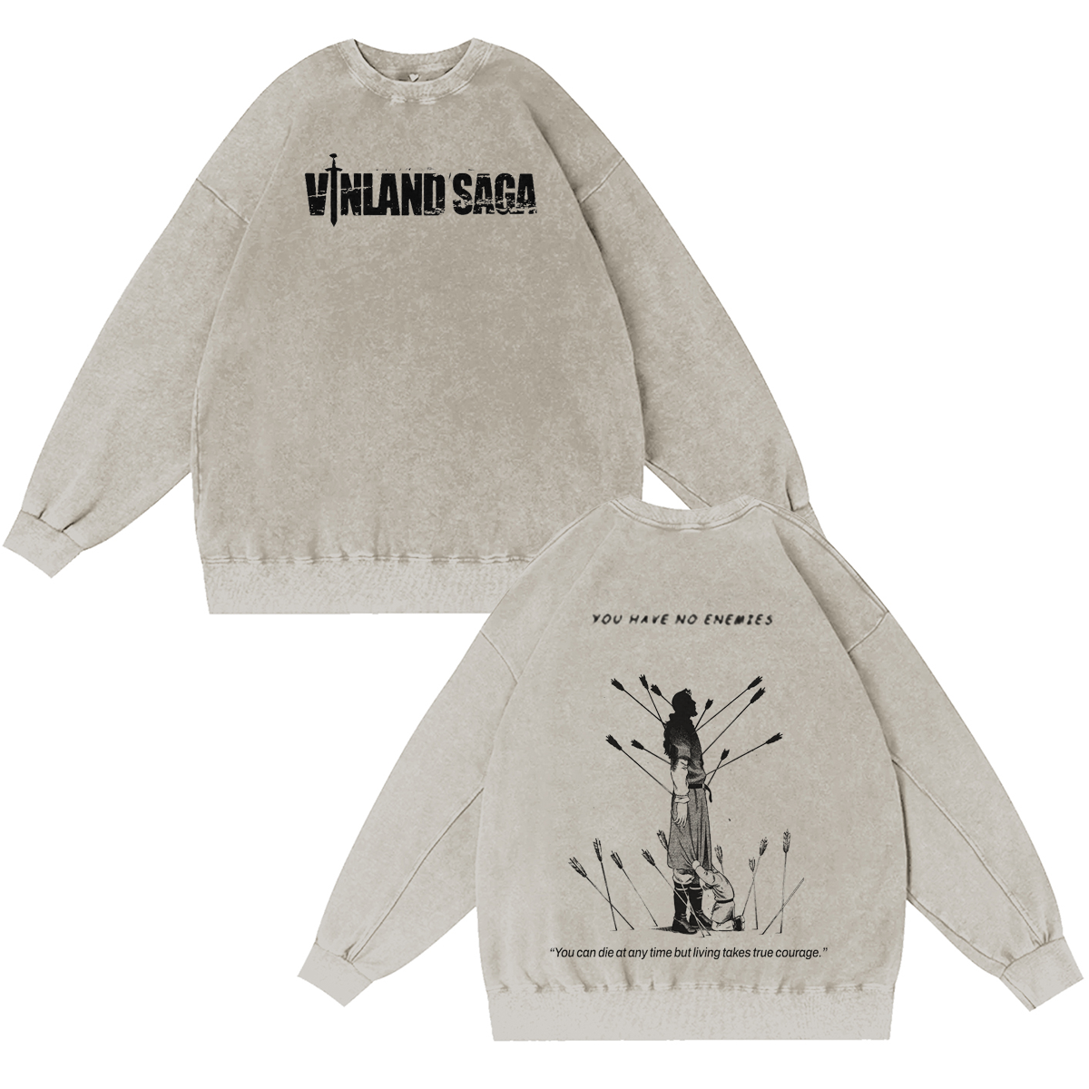 Vinland Saga Vintage Washed T-shirt/Crewneck/Hoodie