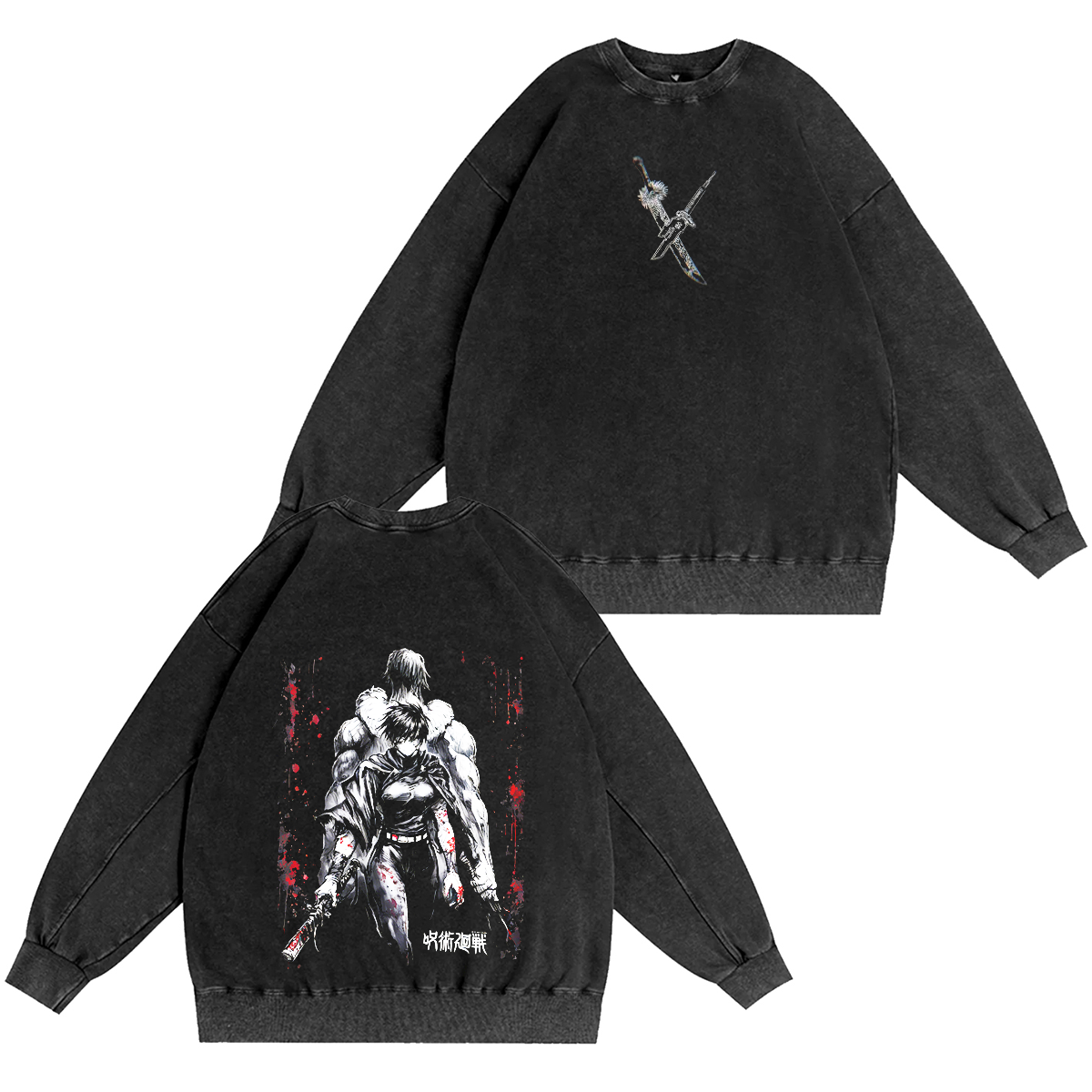 Jujutsu Kaisen Anime Washed T-shirt/Crewneck/Hoodie
