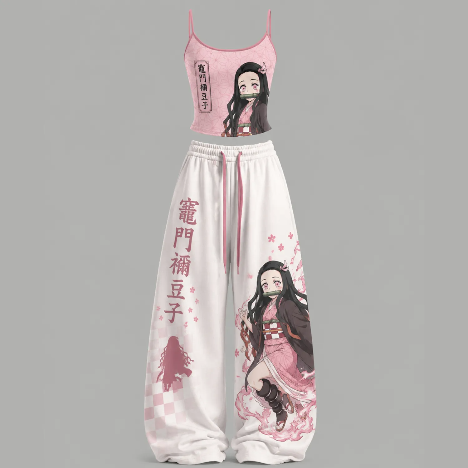 Women's Demon Slayer two-piece set