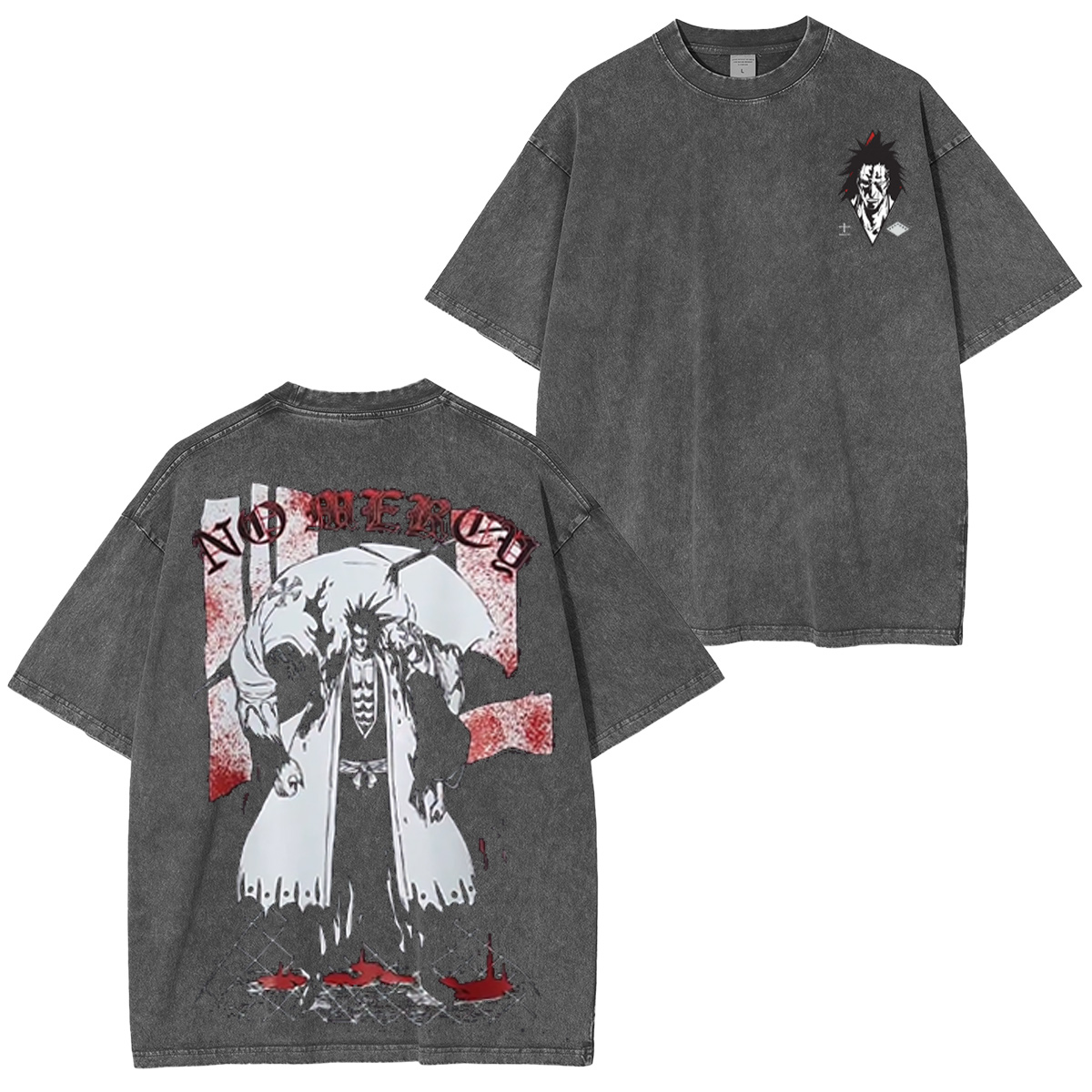 Kenpachi Zaraki Bleach Washed T-shirt/Crewneck/Hoodie