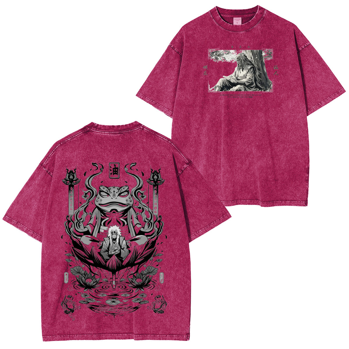 Naruto: Jiraiya &the Toad Sage of Myoboku Mountain Vintage T-shirt/Crewneck/Hoodie