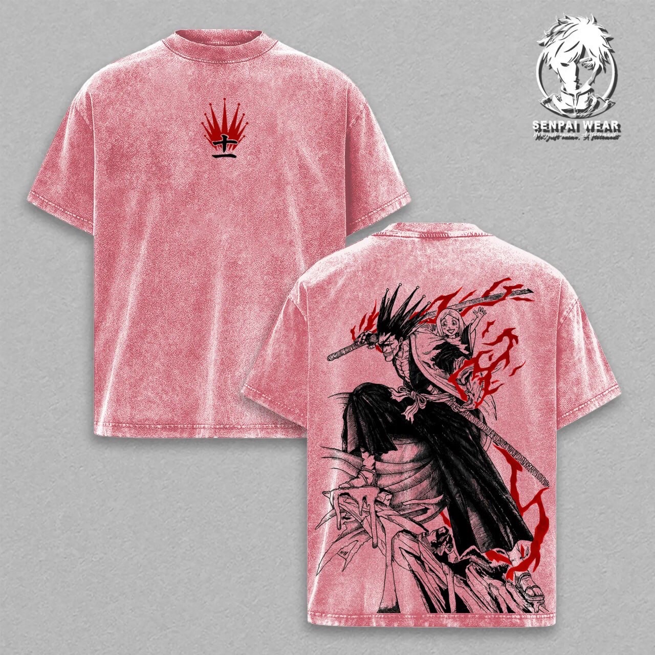 [Copy]Toji Fushiguro Jujutsu Kaisen Vintage  Washed T-shirt/Crewneck/Hoodie