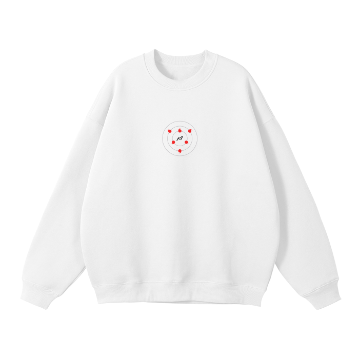 Eye of the Moon Streetwear Sweatshirt White