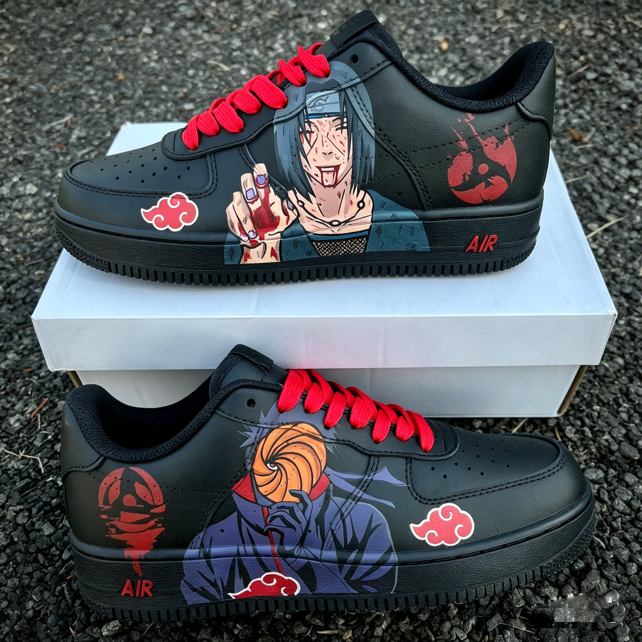 Naruto Itachi and Obito 1 Anime Shoes!!