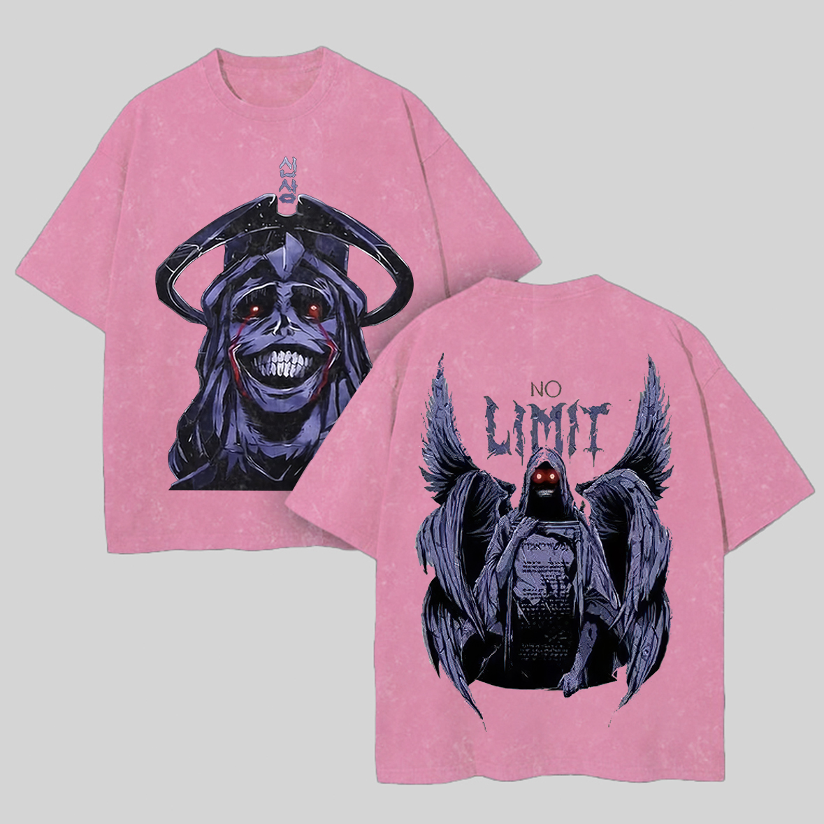 Solo Leveling Printed Men's Washed T-Shirt